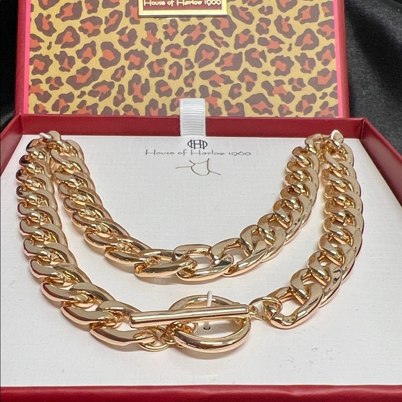 House of Harlow 1960 | Chain Necklace w/ Toggle Clasp ✨ - Picture 8 of 9